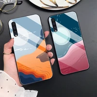 landscape scenery for samsung galaxy a52s 5g a52 a12 a51 a50 a72 a70 a71 a21s a32 4g a21s a10e a10s a11 a20 tempered glass case