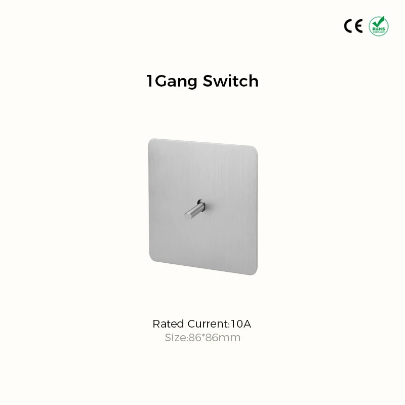 

Avoir матовый серебристый панель переключателей