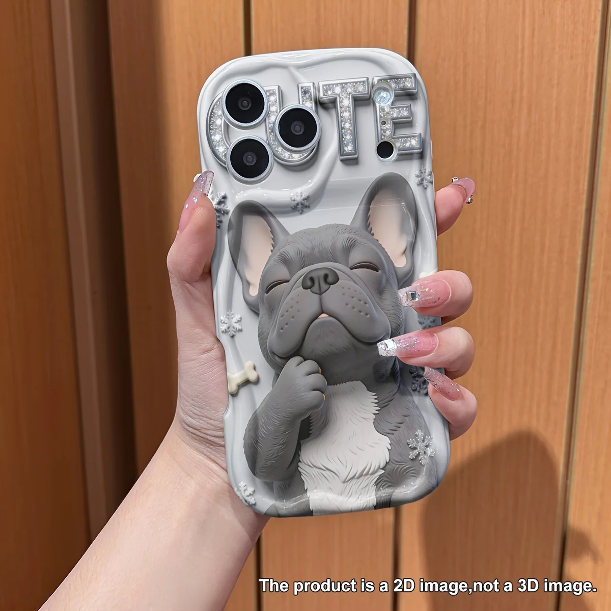 Фото Милый серый чехол с бульдогом для Samsung Galaxy S21 S22 S23 S24 S25 S26 Ultra Plus FE Note 20 A73 A55 A35 A33 A25 A15 №3