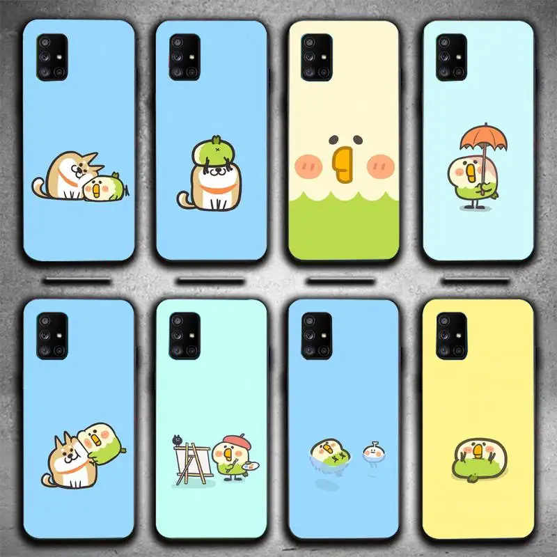 

Cute Cartoon Puppy And Bird Phone Case For Samsung Galaxy J200 J2 Prime J2 Pro J6 2018 J250 J4 Plus J415 J5 Prime J7