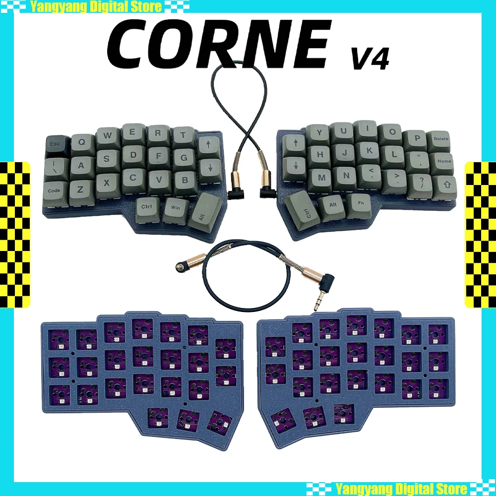 Раздельная клавиатура Corne V4 QMK/VIA эргономичная программируемая