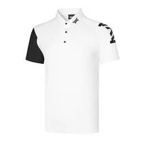 golf mens clothing summer short sleeved loose breathable polo shirt anti pilling wear resistant high quality jersey