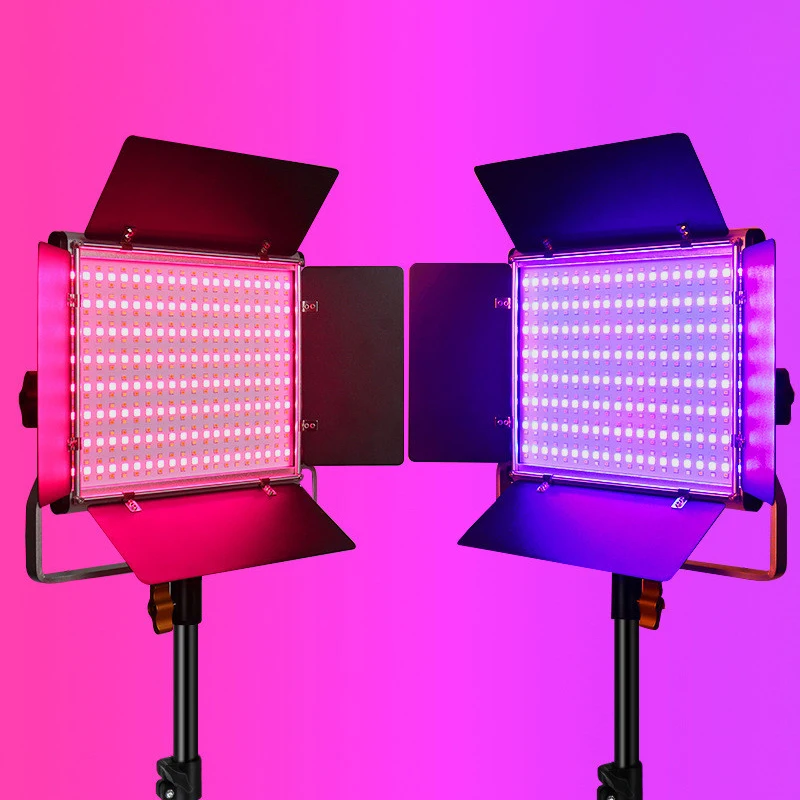 

LED RGB Video Light Photography Fill Light 3200-5600K Dimmable With Warm Cold Bi-color CRI 95 for Studio Photography Video