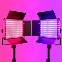 led rgb video light photography fill light 3200 5600k dimmable with warm cold bi color cri 95 for studio photography video