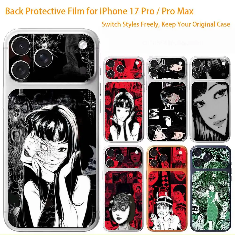 Фото Защитная наклейка J-Junji Tomie C-Comics Ito для задней панели iPhone 17 Pro/17 Pro Max №1