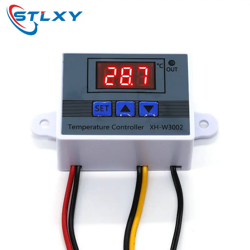 XH-W3002 220 В/12 В цифровой светодиодный регулятор температуры 10A термостат