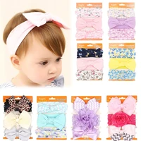 0 2 years baby girl headbands 3pcs toddler baby flower hair accessories cute bow headband for newborns baby hair accessories