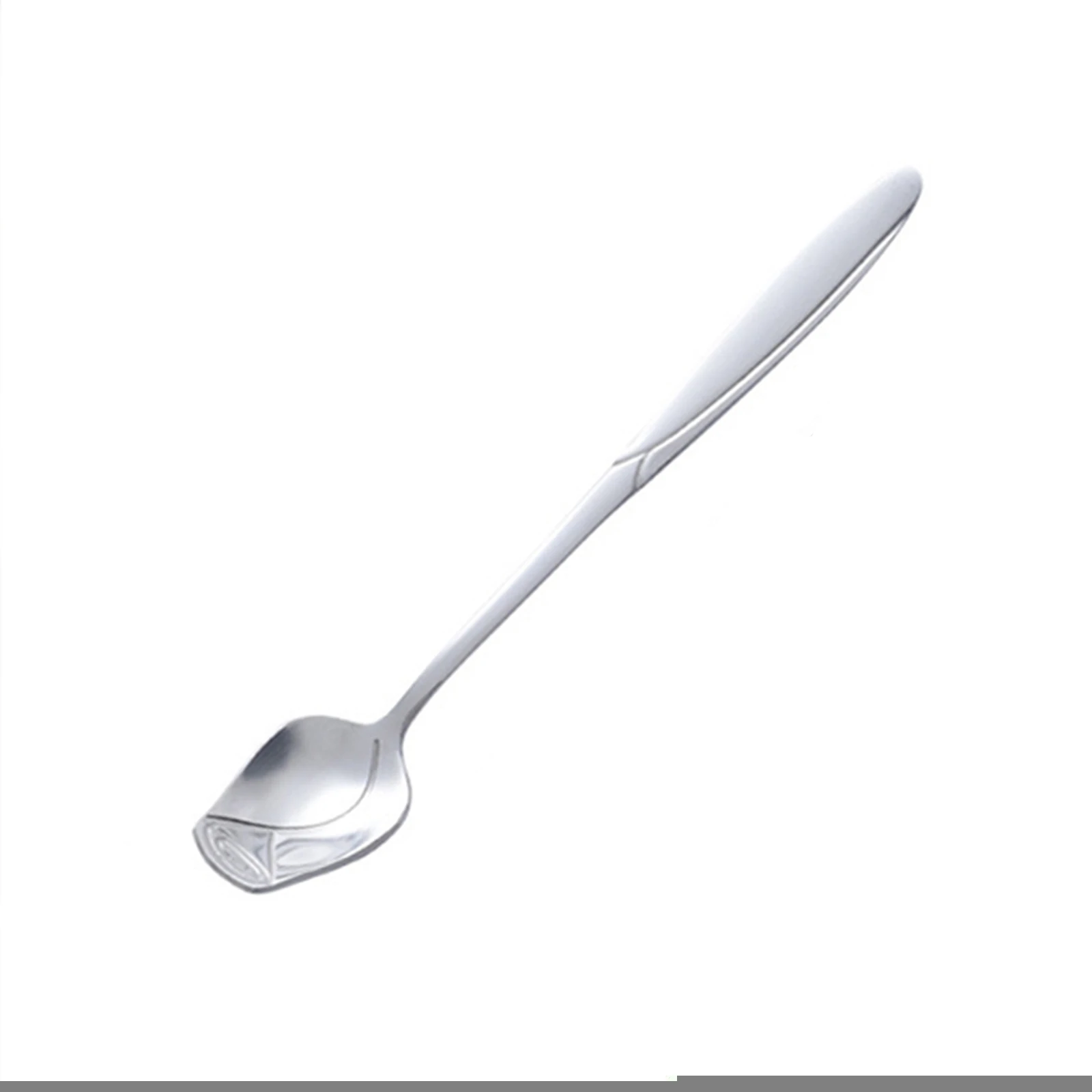 

Rose Petals Spoon Cute Long Handle Food Spoons Golden Coffee Stirring Spoon Drink Soup Ice Cream Coffeeware Kitchen Coffee Scoop