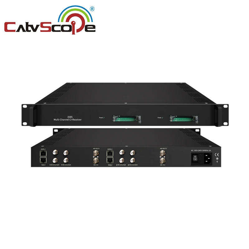 Catvscope CSP-3585 4-полосный многоканальный приемник IRD CI 2 или тюнер DVB-C/T/ISDB-Tor DVB-S/S2/S2X