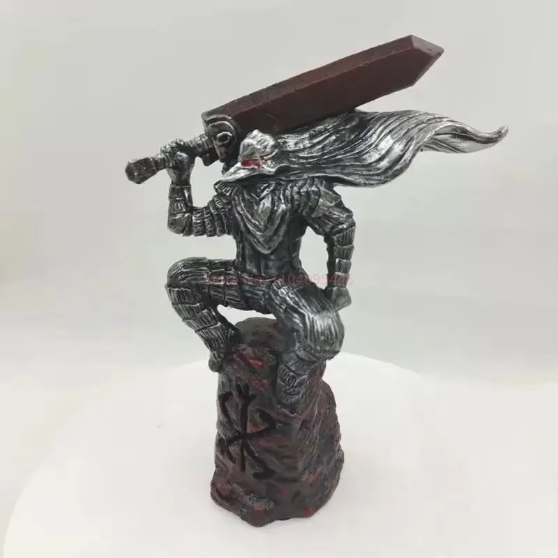 Горячая 25 см Аниме-фигурка Berserk Guts Berserker Armor Фигурка Black Swordsman Модель Коллекционная