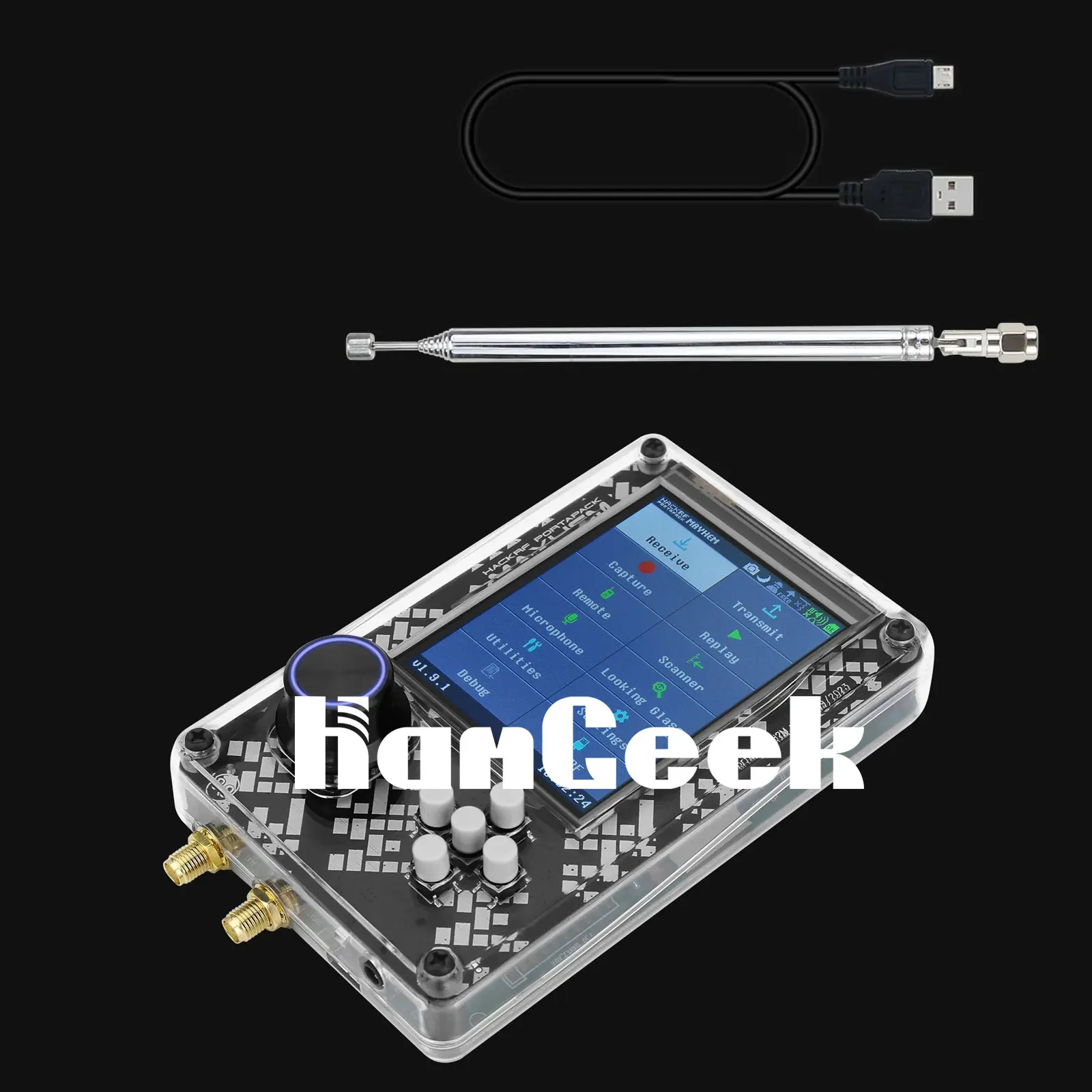 HAMGEEK R9 V2.0.1 MAX2839 SDR Радио PortaPack H2M Программно-конфигурируемое радио