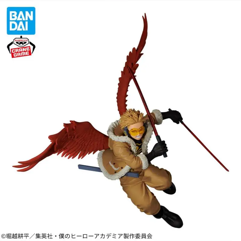 Оригинал в наличии Banpresto The Amazing Heroes Plus My Hero Academia Hawks аниме фигурка модель игрушки