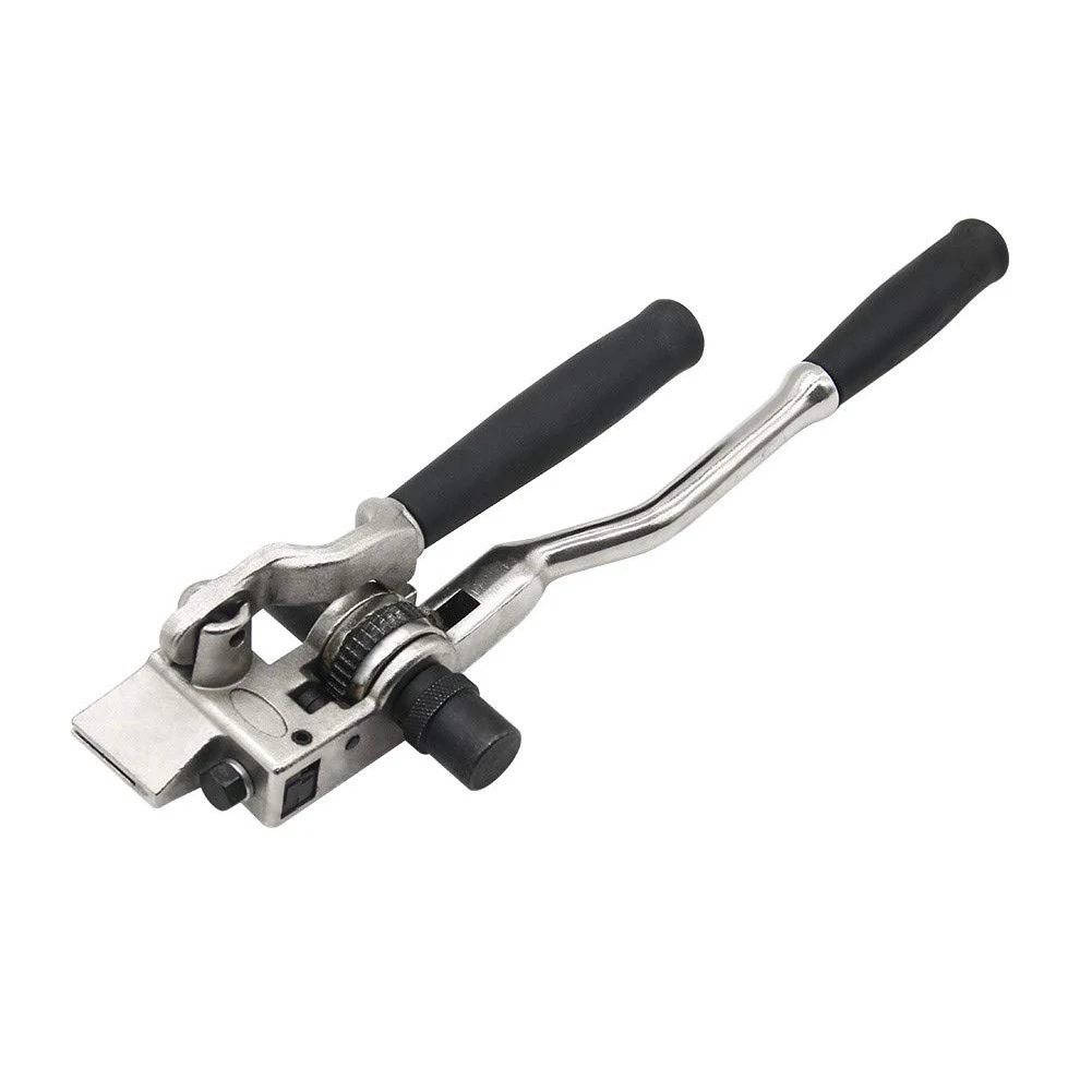 

Heavy Duty Stainless Steel Tightener Banding Tool Durable Cable Tie 2 In 1 Labor Saving Shear Packing Belt Strapping Tensioner