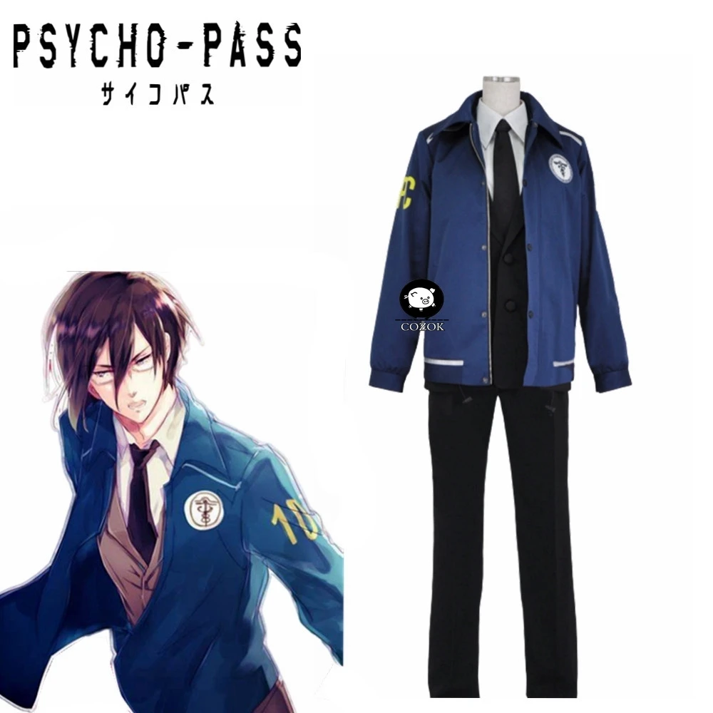 Anime PSYCHO-PASS Kougami Shinya / Ginoza Nobuchika Hoodies Coat Baseball Jacket Cosplay Casual Wearing Suit Coapaly Costume