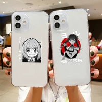 spy%c3%97family anime phone cases for iphone se 2020 6 6s 7 8 11 12 13 mini plus x xs xr pro max cases transparent shell