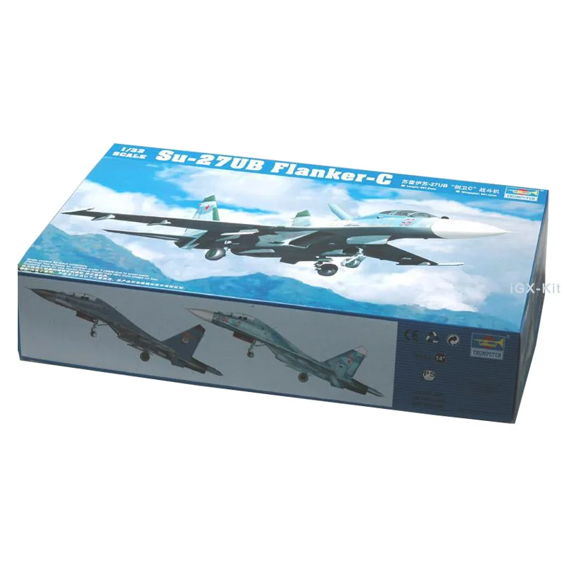 

Trumpeter 02270 1/32 российский Sukhoi Su27 Su27UB краны C истребитель Военная ручная работа пластиковая Сборная модель игрушка набор для строительства