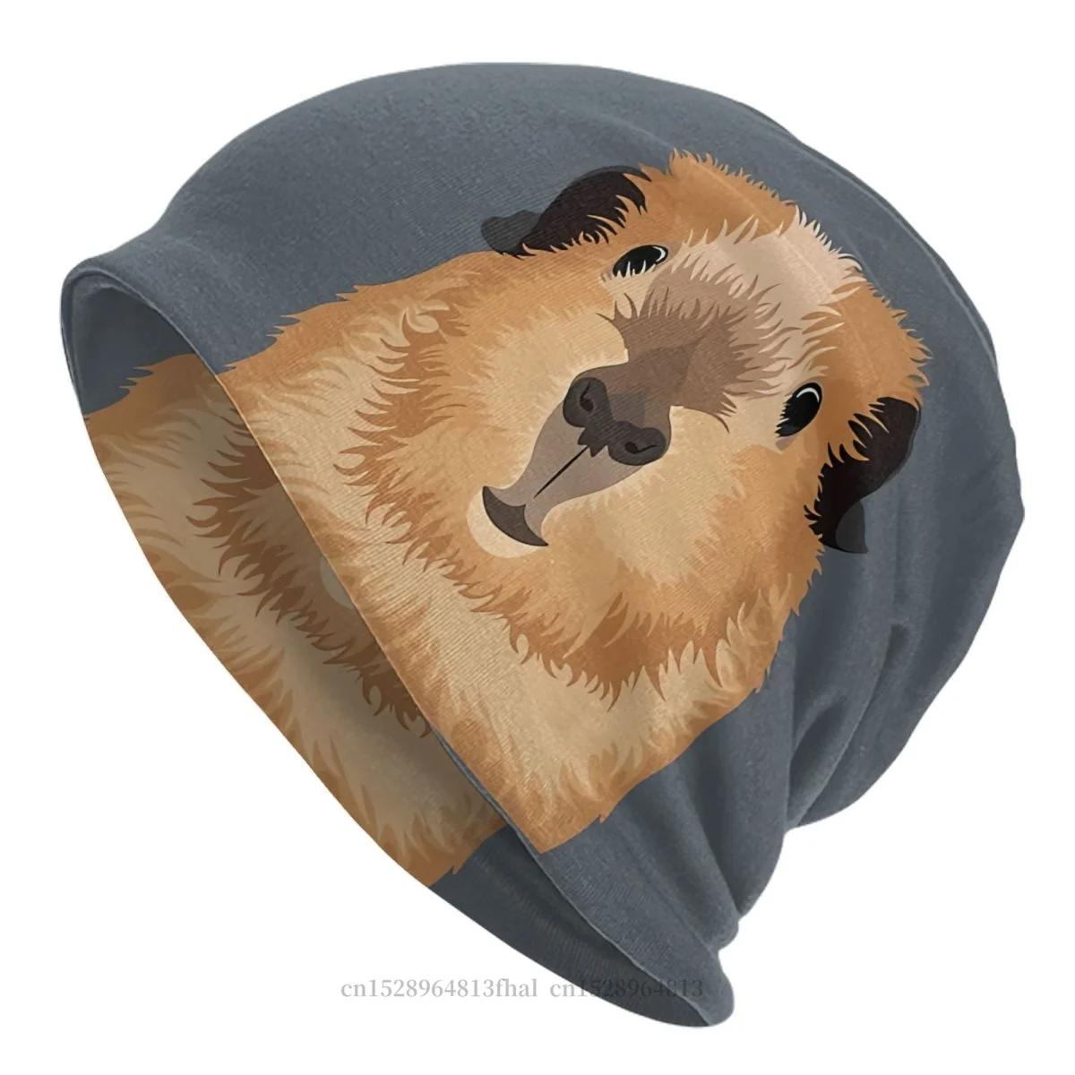 

Capybara Animal Autumn Spring Hats Guinea Pig Peanut Selfie Thin Hat Bonnet Special Skullies Beanies Caps Men Women's Earmuffs