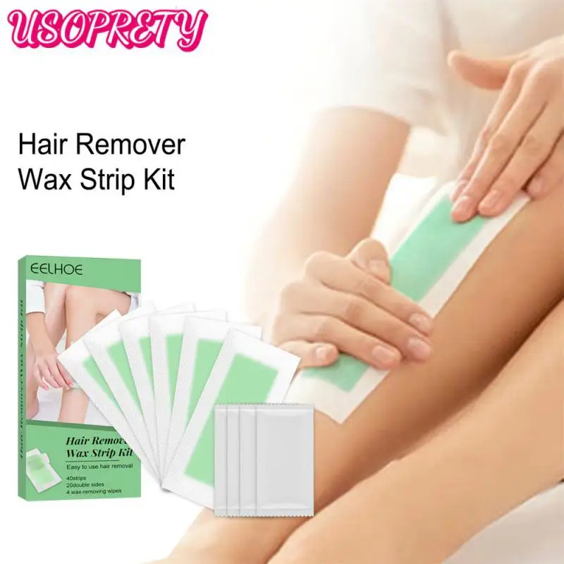 

Double Side Hair Remove Wax Paper Gentle Fast Body Face Hair Remove Hair Removal Wax Strips Epilator Wax Strip Paper