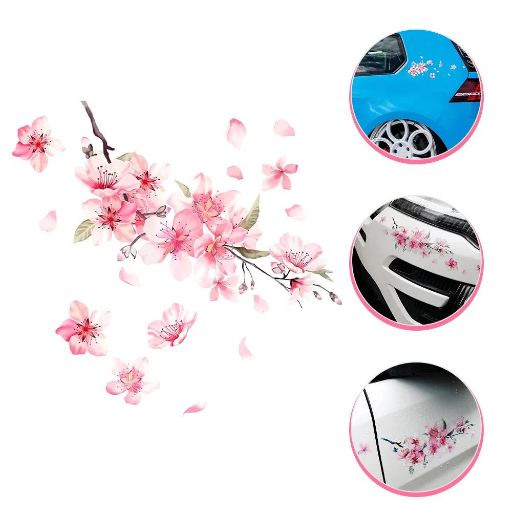 

Cherry Blossom Car Sticker Bumpers Auto Exterior Decor Blossoms Decals Stickers