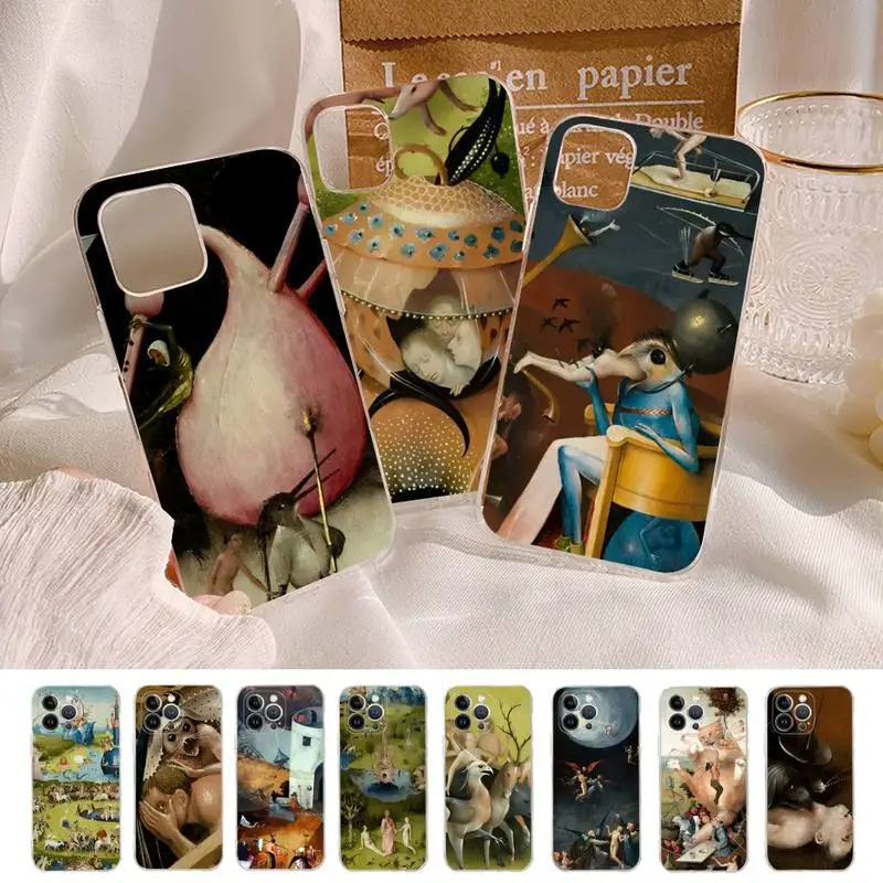 

Hieronymus Bosch Phone Case For iPhone 14 11 12 13 Mini Pro XS Max Cover 6 7 8 Plus X XR SE 2020 Funda Shell