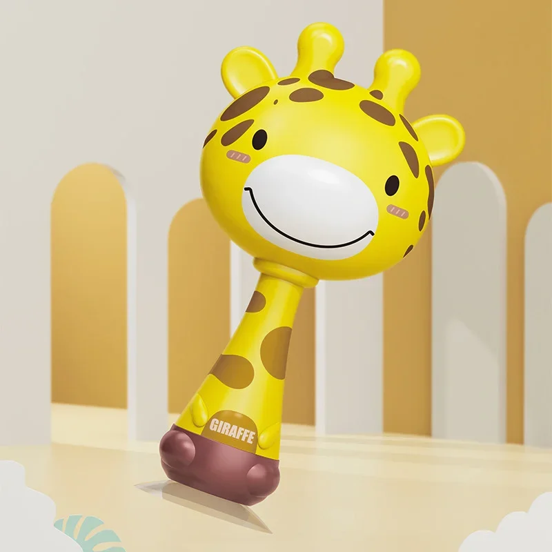 Интерактивная детская погремушка-жираф музыкальная ударная игрушка унисекс