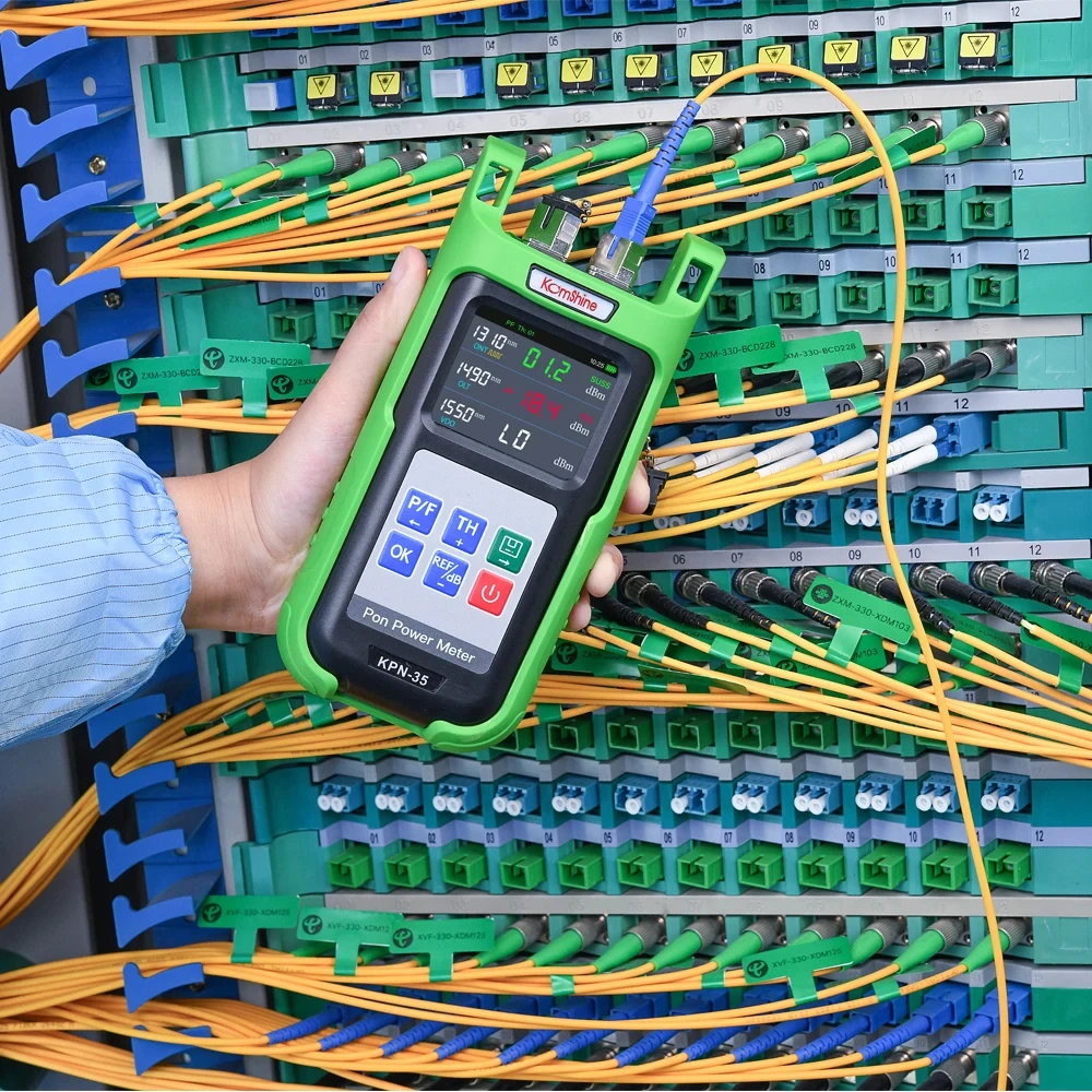 KPN-35 KOMSHINE PON оптический измеритель мощности 0 1 дБ разрешение нм для тестирования