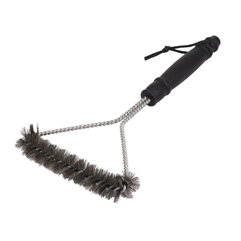 

Non-Stick Barbecue Grill BBQ Brush Steel Wire Bristles Cleaning Brushes With Handle Durable Cooking BBQ Tools Hot Sale