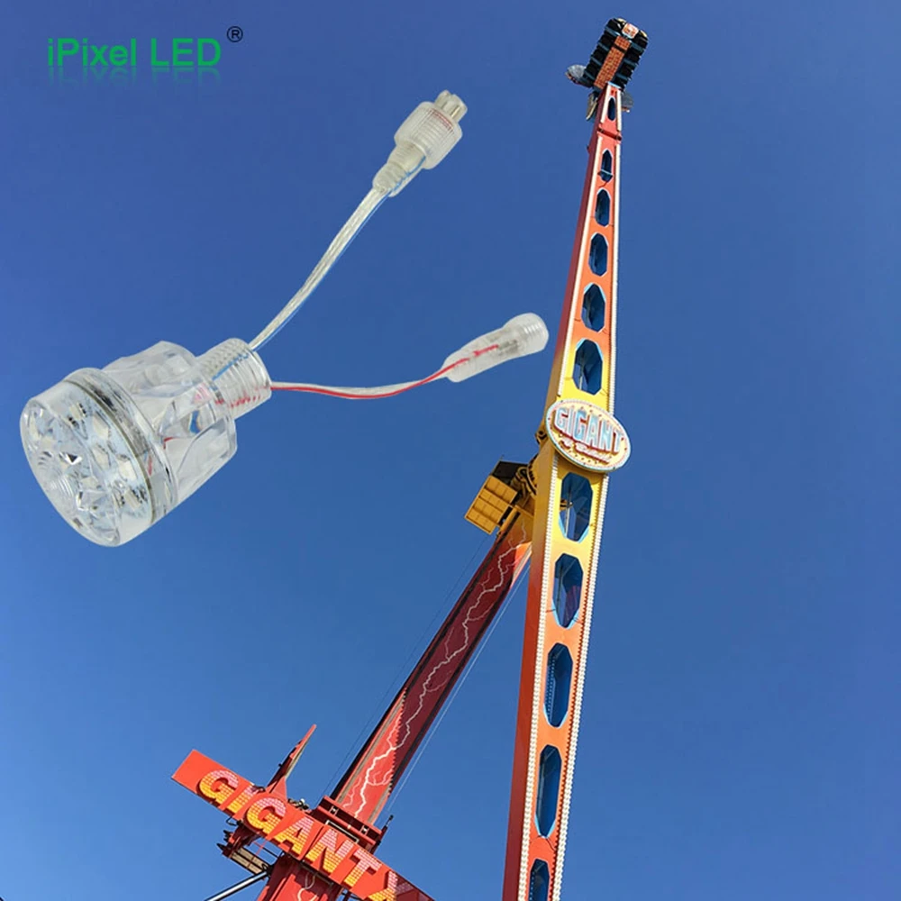 Фото Светодиодный пиксельный светильник DC24V 2,7 Вт/шт. 12led s UCS1904 SMD 5050 Digital 40 мм №5