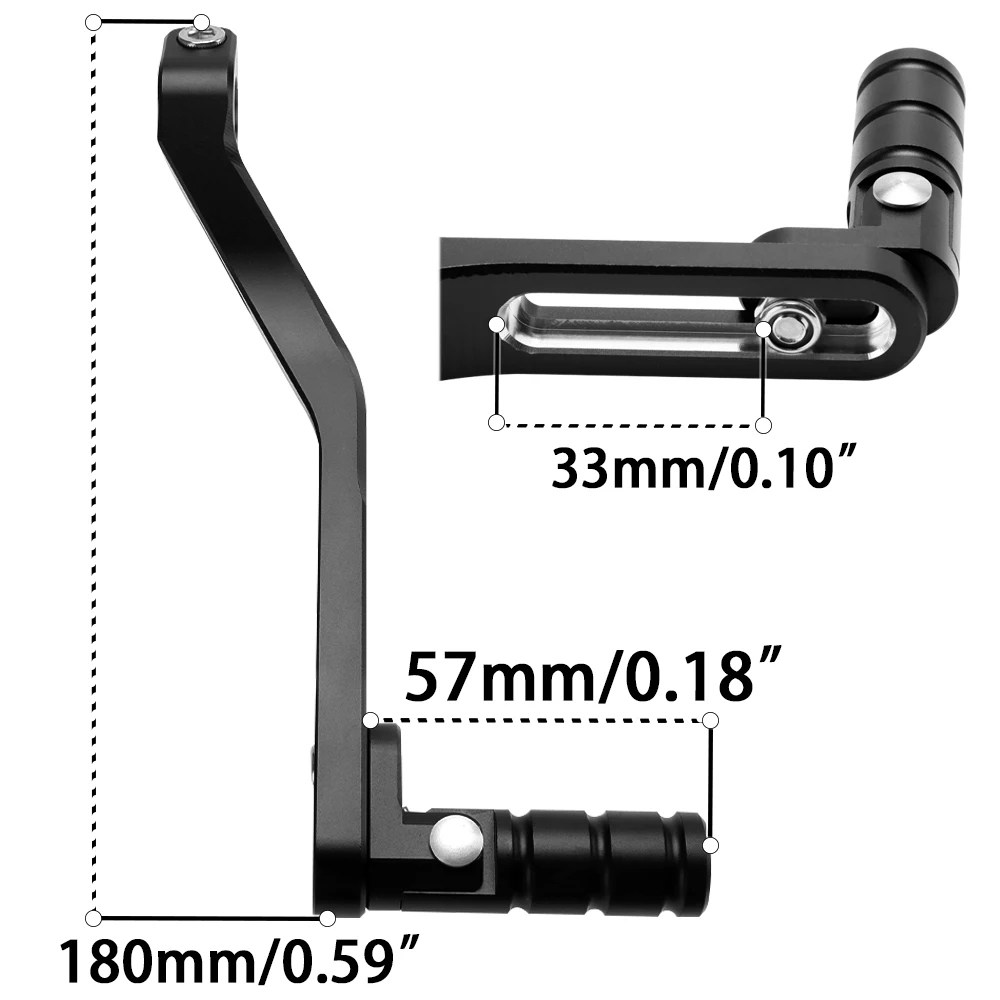 Рычаг педали тормоза мотоцикла для BMW F800GS ADV F700GS F650GS F800 F700 F650 GS 2014-2017 Регулируемый складной рычаг переключения передач (art.: 3920d09e097bc) - 3920d09e097bc