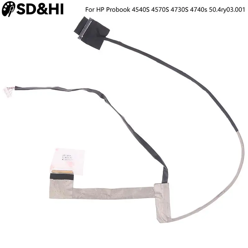 

LCD Video Screen Flex Cable For HP Probook 4540S 4570S 4730S 4740s Laptop LCD LED LVDS Display Ribbon Cable 50.4RY03.001