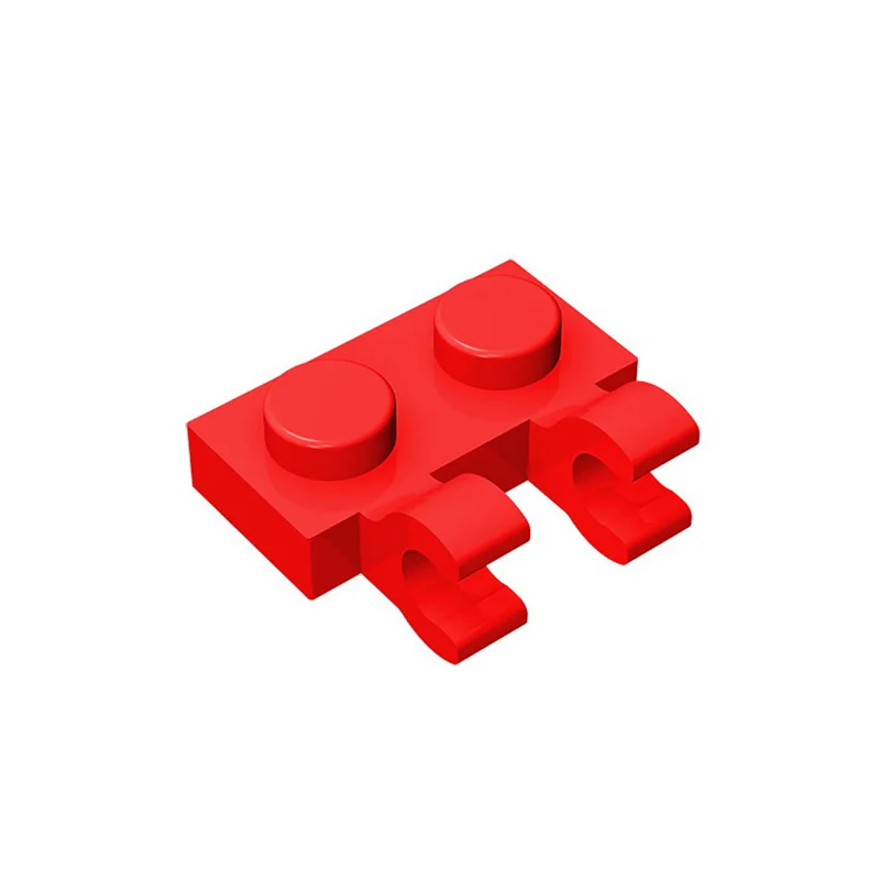 Фото Конструктор MOC, 100 деталей, пластина 60470, специальная, 1x2, с горизонтальными зажимами, совместимые кубики, DIY, развивающая игрушка для детей, подарок №2