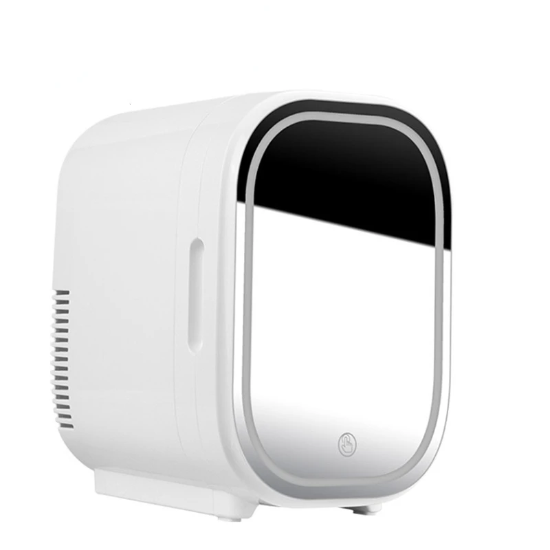 

2023 New 8L Mirror Beauty Refrigerator, Cosmetics and Skin Care Products, Perfume, 220V Refrigerated Mini Refrigerator