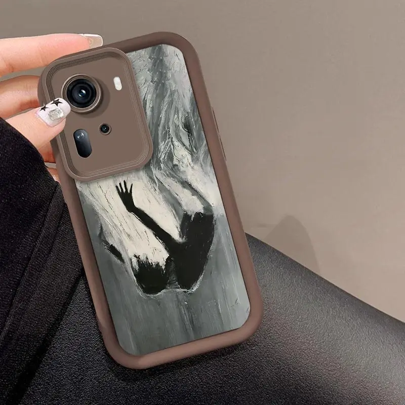 Reno11 масляная живопись Противоударная фотография для OPPO Reno 11Pro 10ProPlus 10 9 9Pro 8T 8 8Pro 8Lite