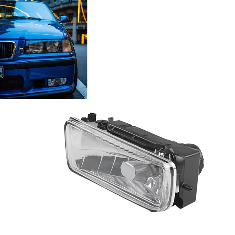 Фото Левый и правый корпуса противотуманных фар переднего бампера для BMW E36 318I 318Ti 1992-1998, крышки противотуманных фар для автомобиля №3