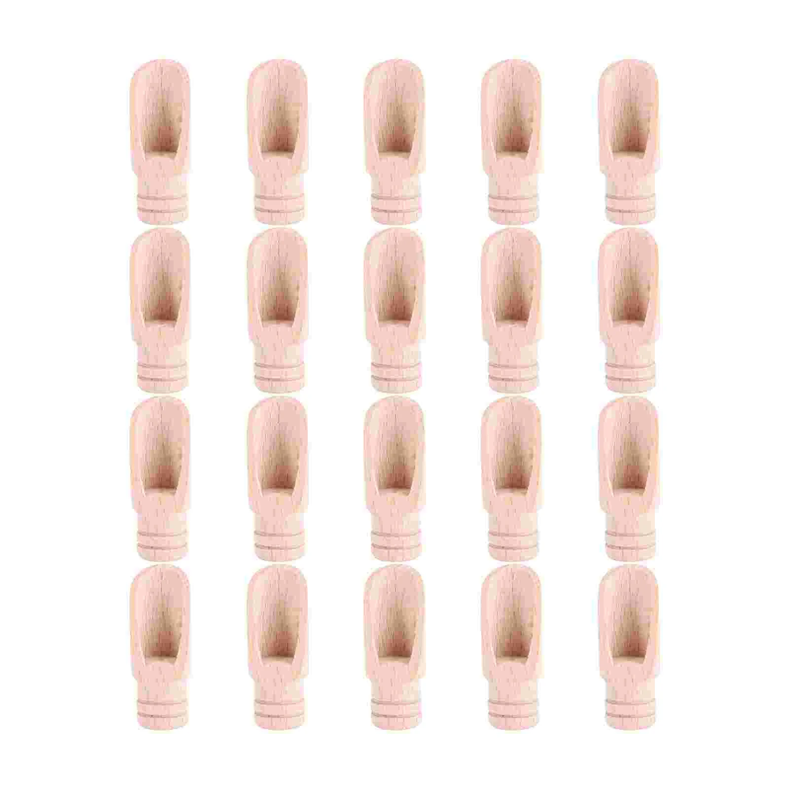 

20PCS Wooden Spoon Small Scoops for Bath Salts Spoons Small
