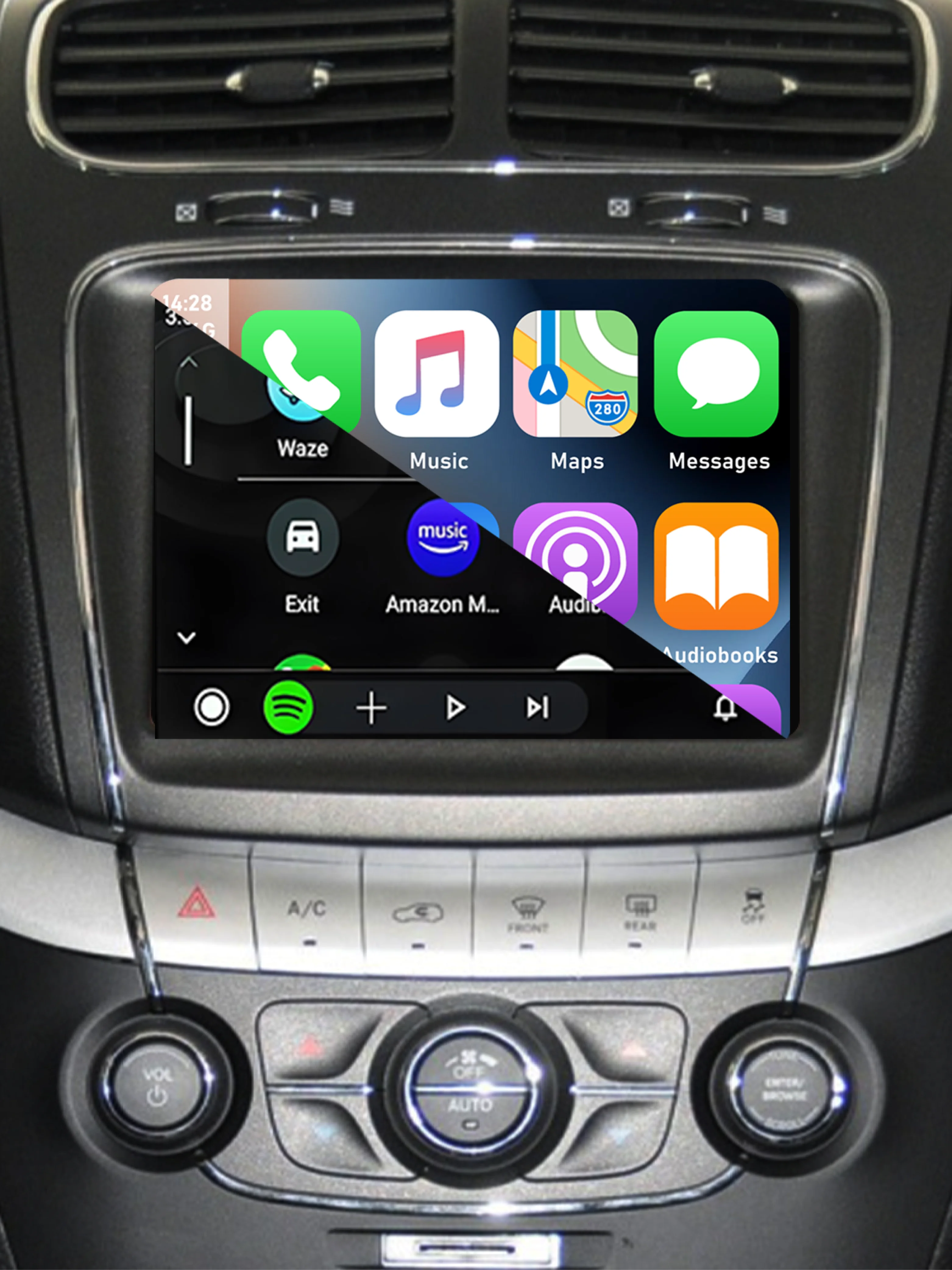 Фото Sinairyu беспроводной Apple CarPlay для Fiat Freemont 500 500X GRande Punto Panda 8,4 ''зеркало Android Auto AirPlay Модернизированная коробка №5