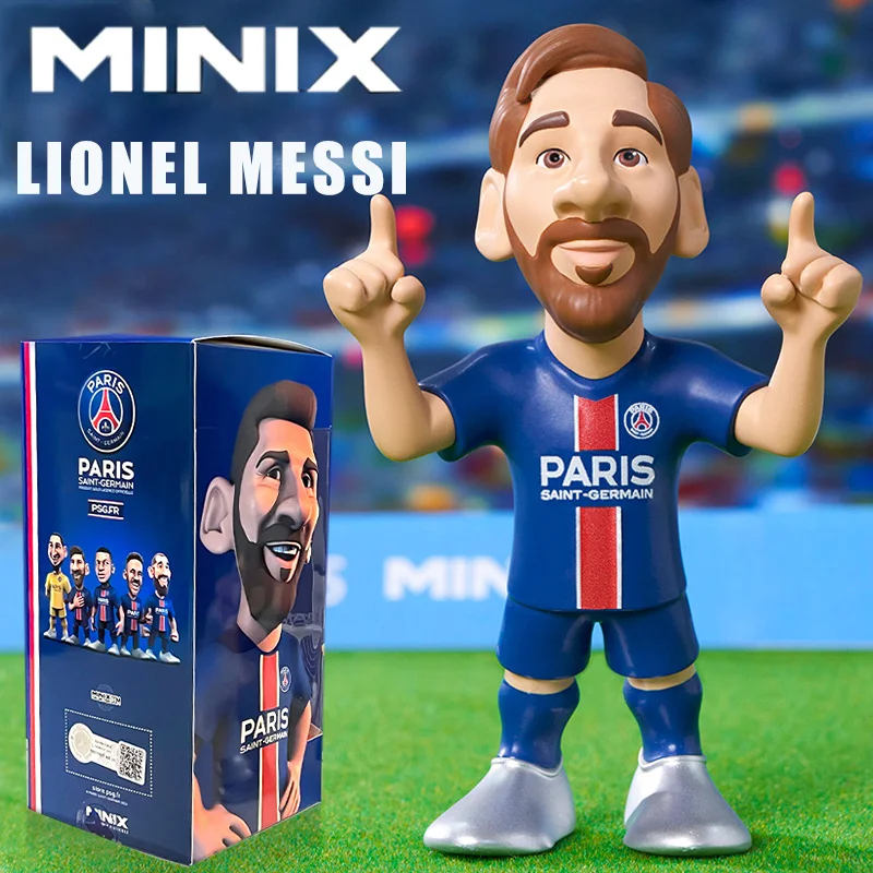 

MINIX Messi Collectible Figurines Football Star Figure International Giant Club Football Star Series Messi Collectible Figurines