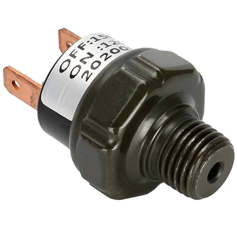 

Выключатель давления воздуха на 1/4-psi, резьба для крепления резервуара, дюйма, NPT 12 В/24 В для звуковых сигналов поезда