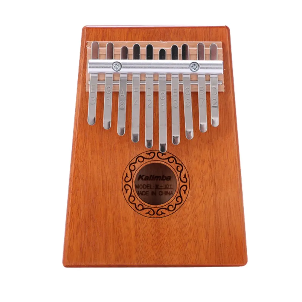 

Пианино для большого пальца Kalimba, портативное, из красного дерева, 10 клавиш, для путешествий, вечеринок, отдыха