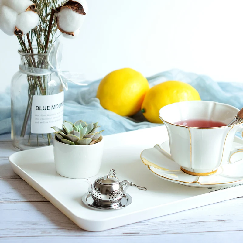 

Tea Infuser Strainer Filter Maker Stainless Steel Lot Bottom Dispenser Mug Mini with Chain Filtro Para Te Kitchen Accessories