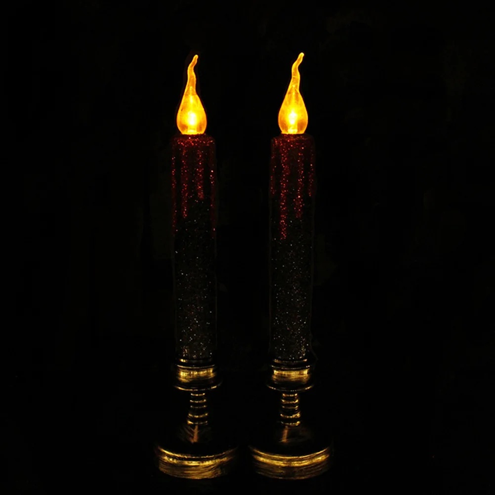 

Halloween Decoration Lights Electric Flameless LED Electronic Night Gold Trim