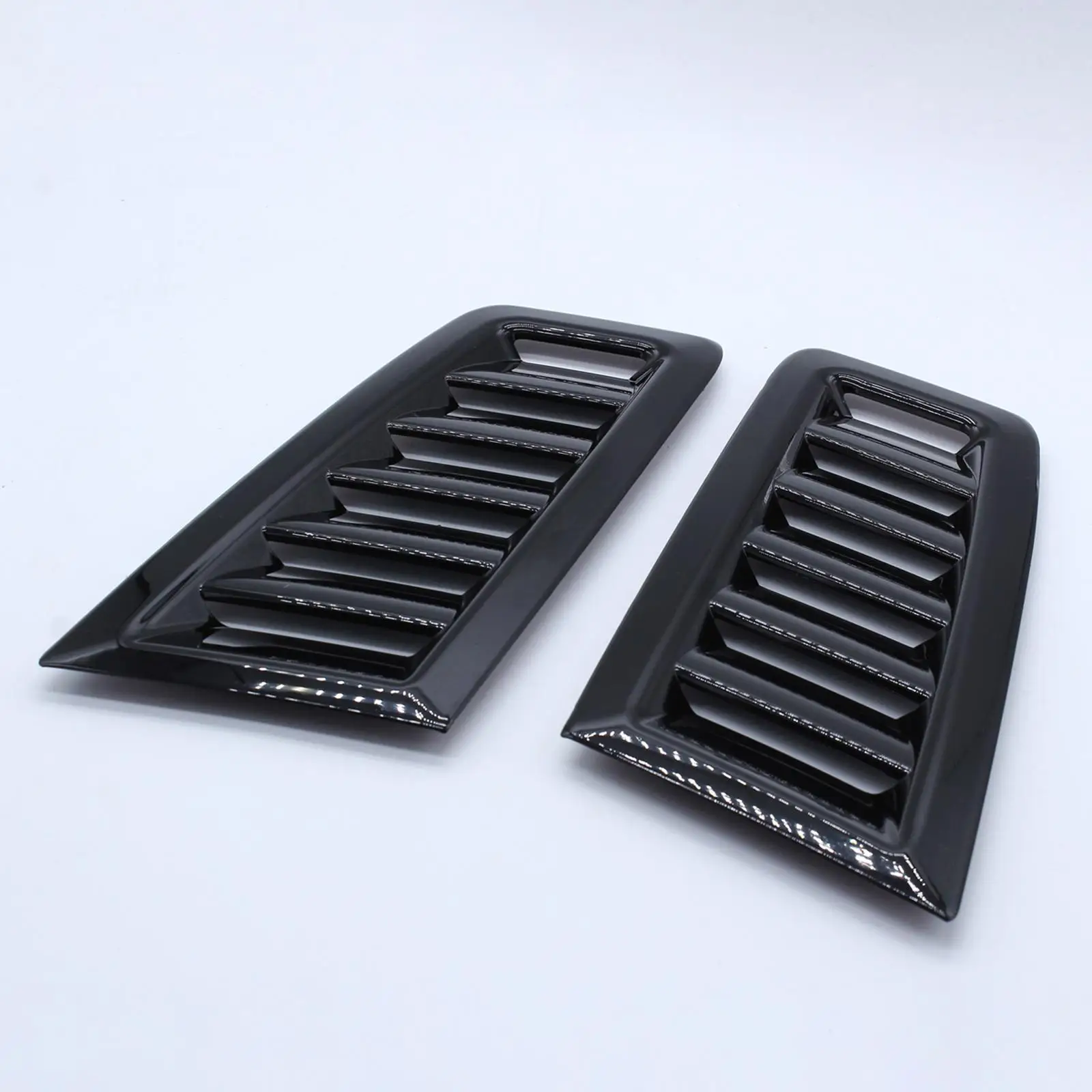 

2 Pieces Hood Vents Bonnet Trim High Performance Exterior Parts Auto Air Intake