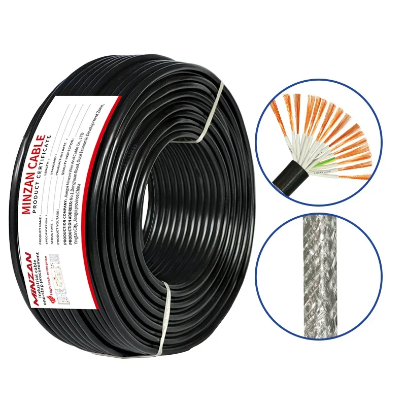 

MiNZAN Экранированный аудиокабель RVVP 6-16 ядер