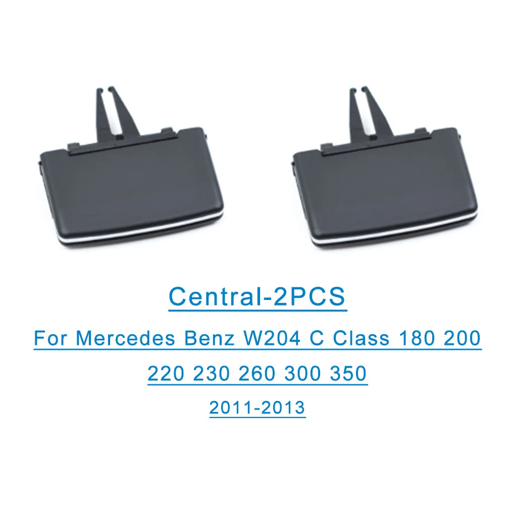 2 шт. передняя Центральная решетка вентиляционного отверстия для BENZ C Class W204 11-13