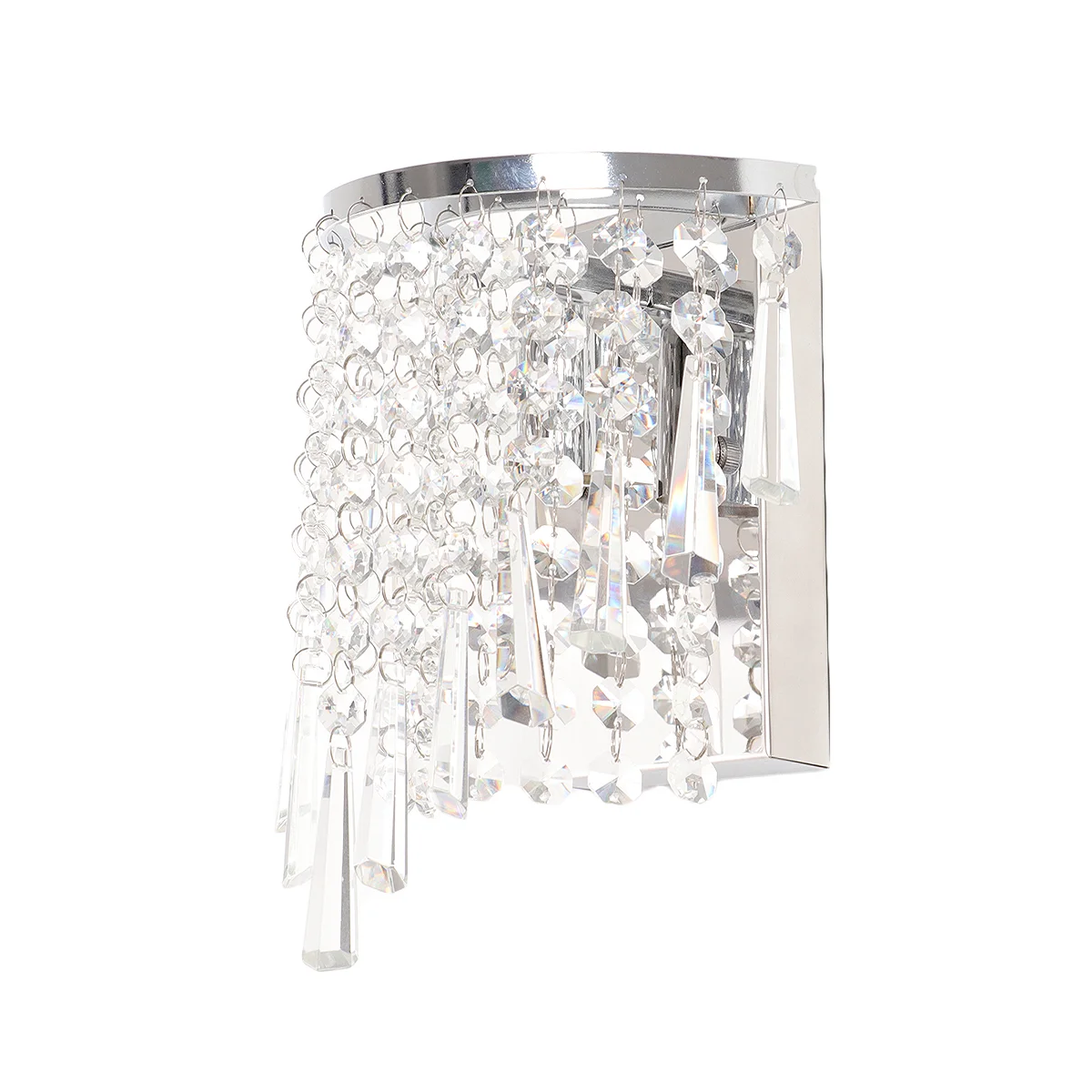 

Modern Semi Circular Crystal Wall Lights for Home Decoration Wall Hanging Light