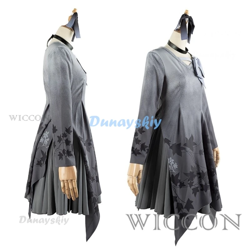 Цветная сцена! Asahina Mafuyu Косплей Платья и парик 25 ночной шнур собственные парики