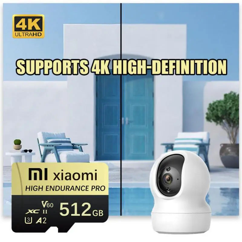 Оригинальная карта памяти Xiaomi 128 ГБ 256 512 Micro TF SD 1 ТБ 2 V30 высокоскоростная камера
