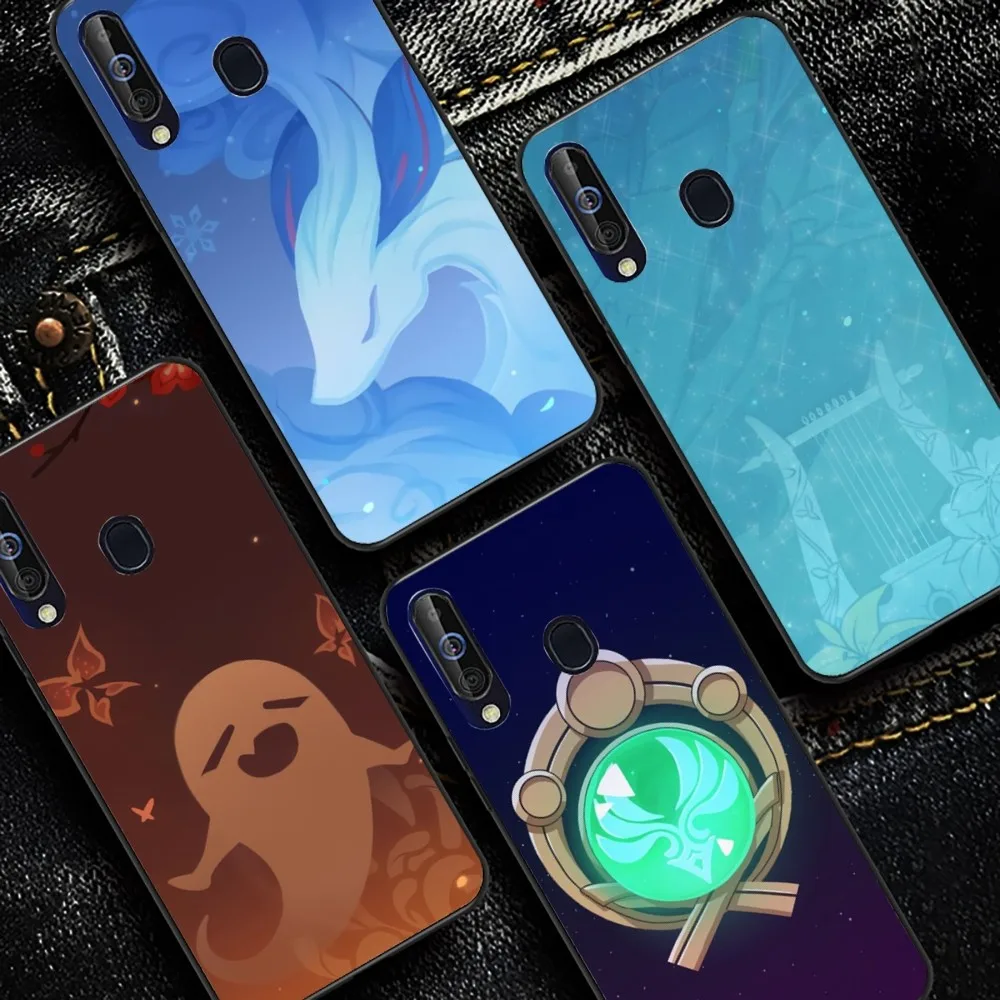 Чехол для телефона с логотипом Genshin Impact Samsung A 10 11 12 13 20 21 22 30 31 32 40 51 52 53 70 71 72 73 91