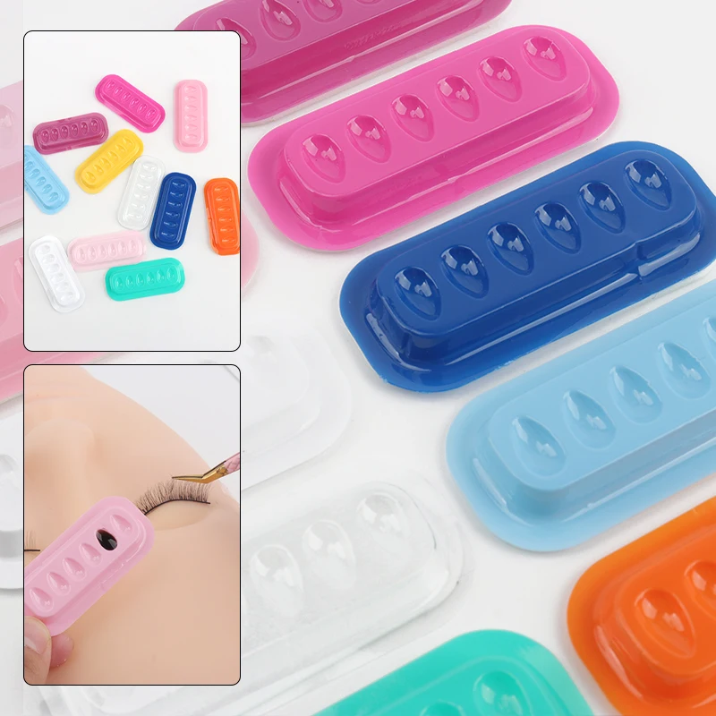 100 шт. подставка для клея ресниц клейкая поддон прокладка клейкие подушечки с