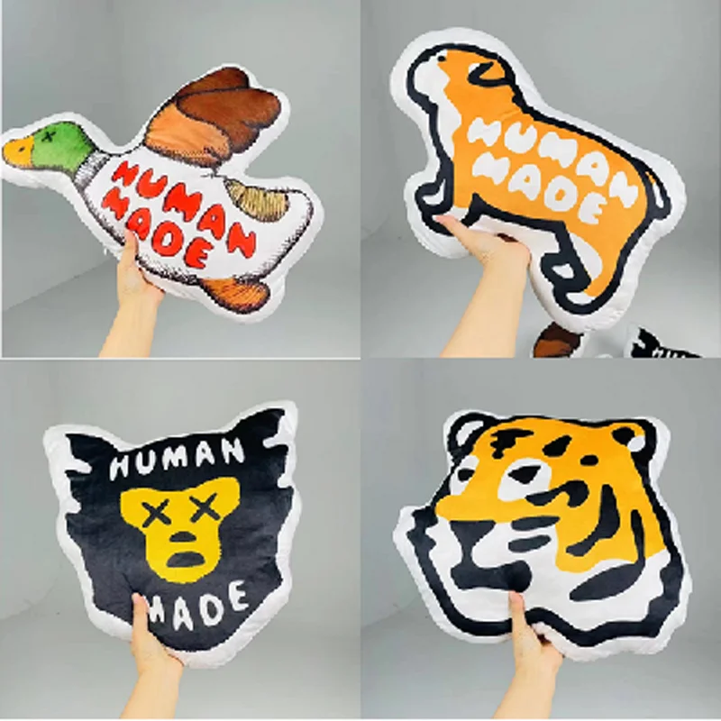 

Crystal Velvet Human Made T-Shirt Oversize Fly Duck Dog Tiger Ape Pillow Four Seasons